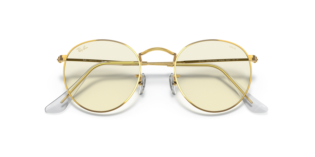 Ray - Ban RB3447 ROUND METAL 9196BL