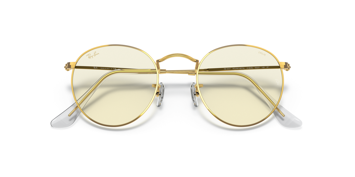 Ray - Ban RB3447 ROUND METAL 9196BL