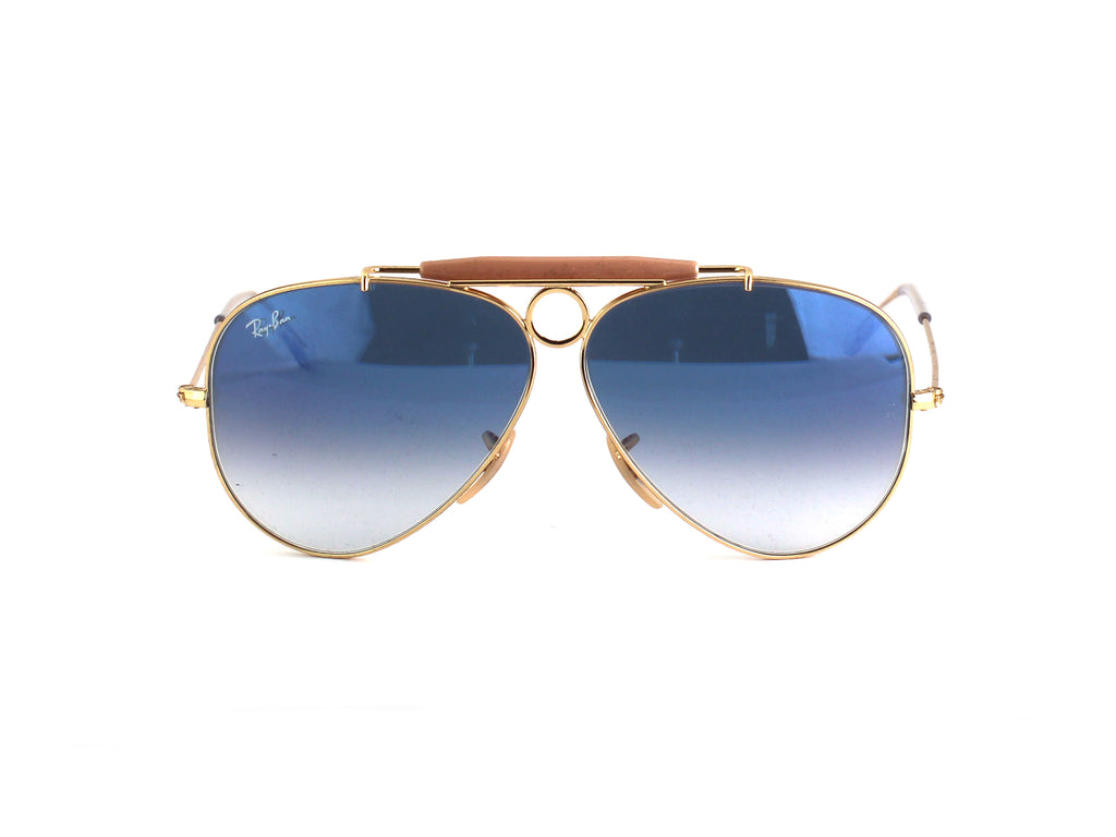 Ray - Ban RB3138 SHOOTER Gold/blue
