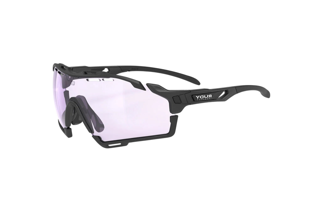RUDY PROJECT CUTLINE BLACK MATTE - ImpactX 2 LASER PURPLE