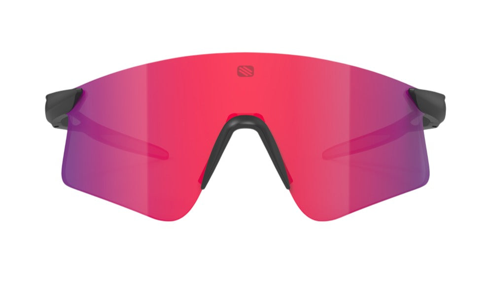 RUDY PROJECT ASTRAL X BLACK MATTE - MULTILASER RED
