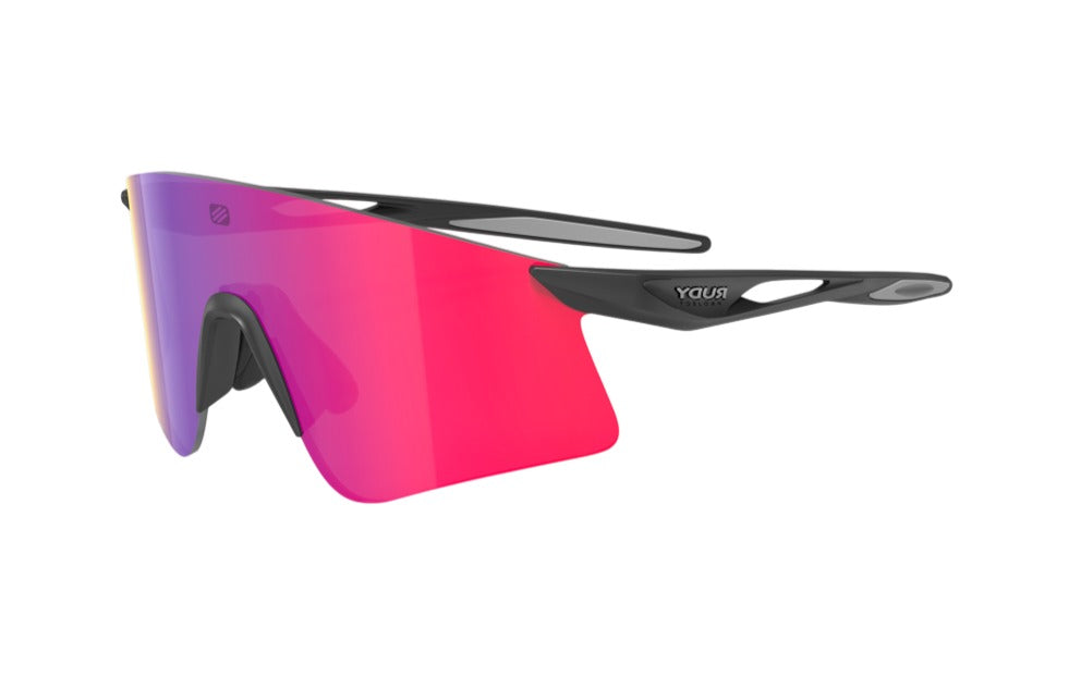 RUDY PROJECT ASTRAL X BLACK MATTE - MULTILASER RED