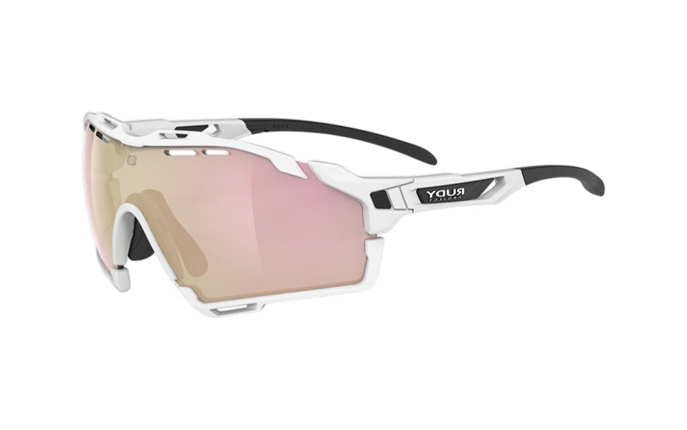 RUDY PROJECT CUTLINE WHITE GLOSS - MULTILASER ROSE GOLD
