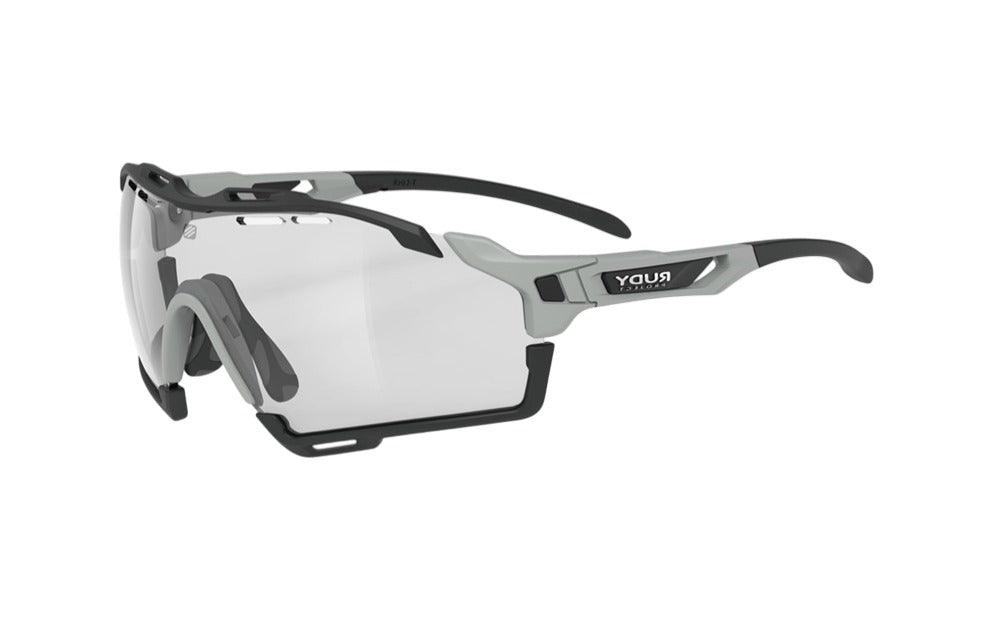 RUDY PROJECT CUTLINE LIGHT GREY MATTE - ImpactX 2 LASER BLACK