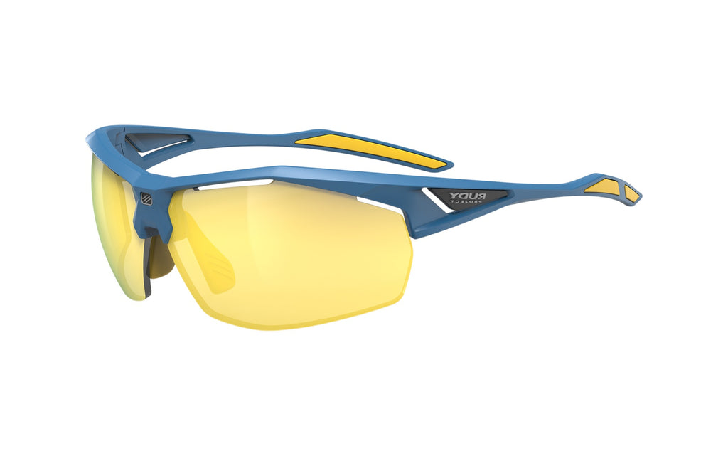 RUDY PROJECT SYDUS PACIFIC BLUE MATTE - MULTILASER YELLOW